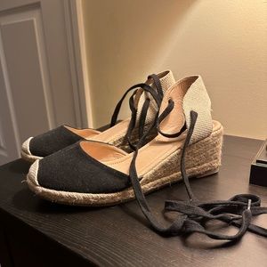 Espadrille Sandals - size 10
